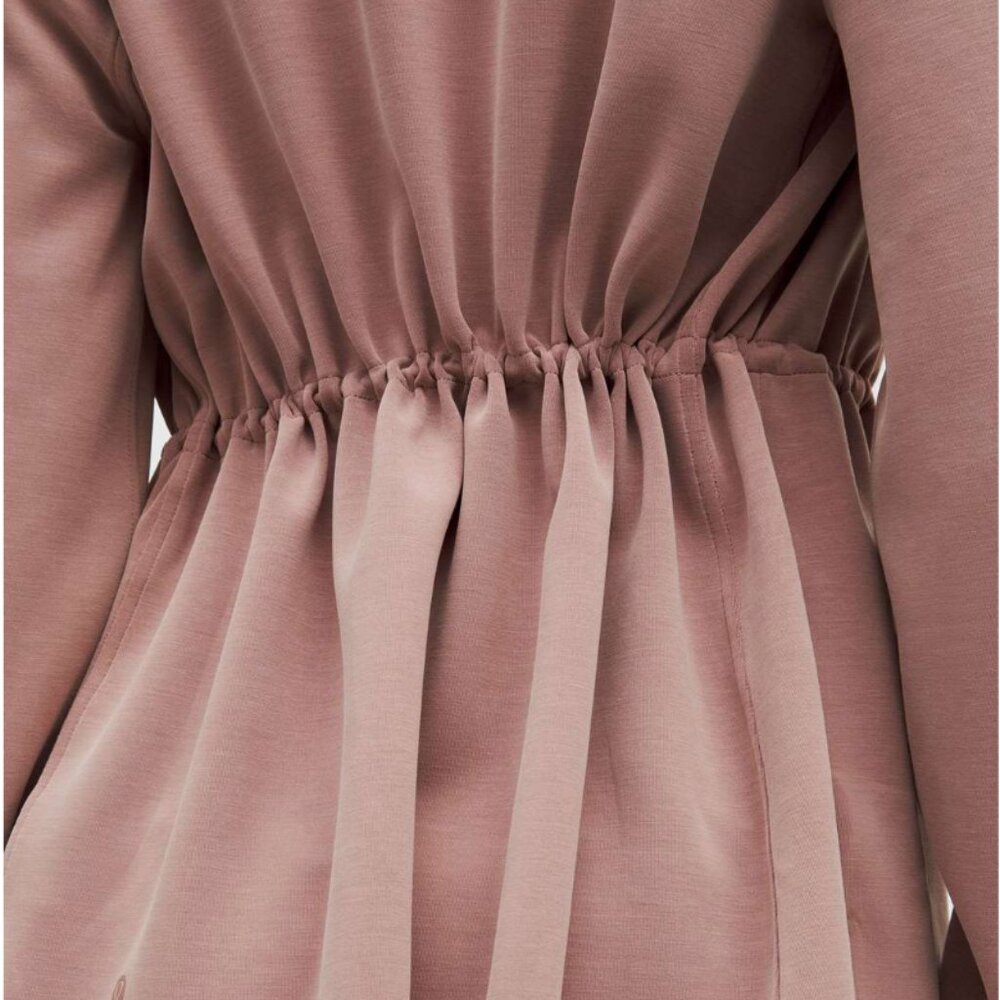 Lululemon Softstreme Cinch-Waist Full-Zip Jacket Twilight Rose (NWT) - Picture 6 of 13